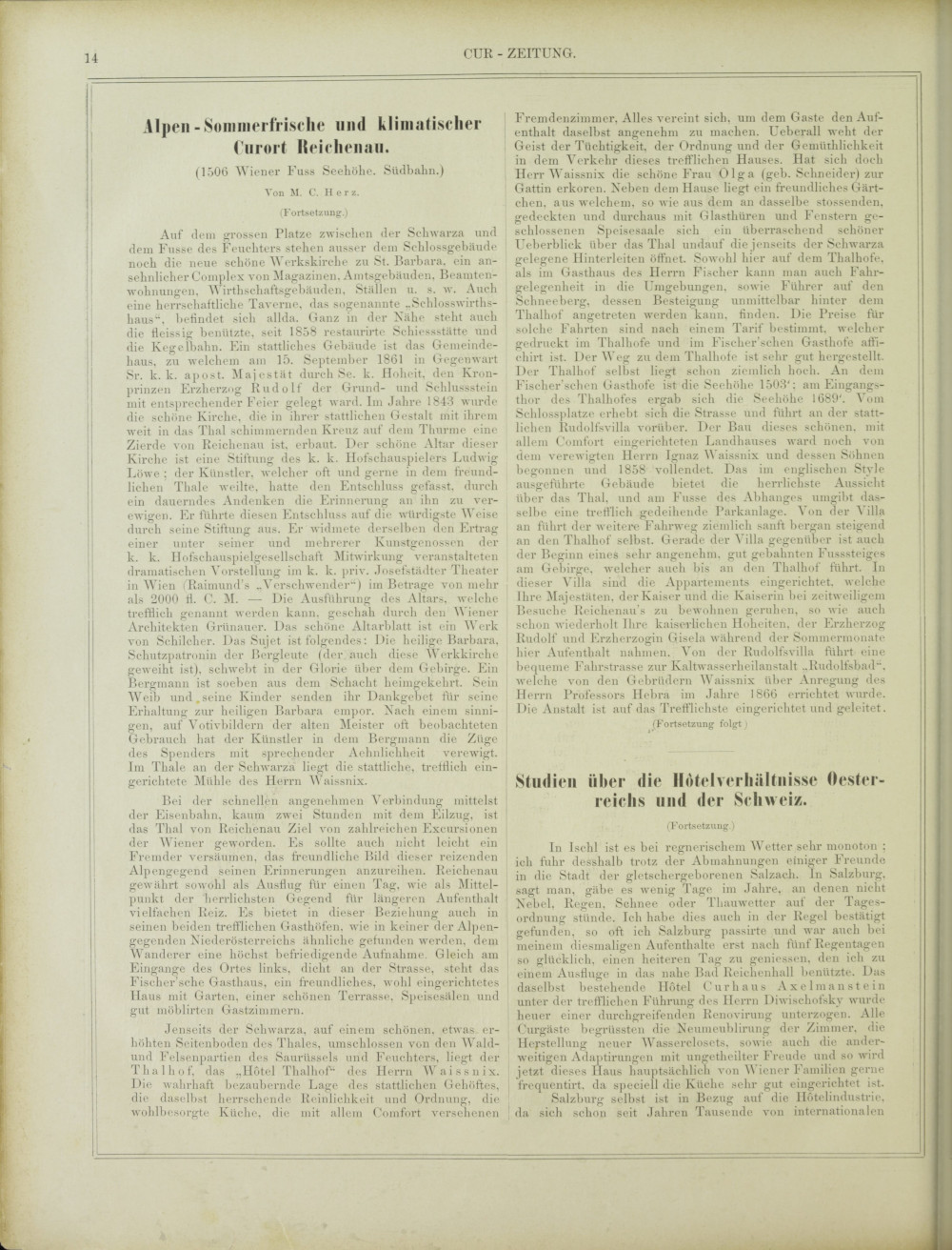 Wiener Salonblatt 1 August 1886 Seite 14